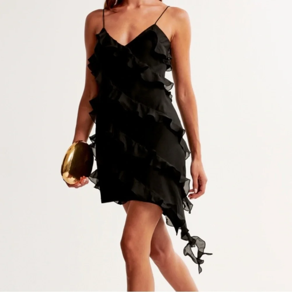 A&F Ruffle Mini Dress - Picture 5 of 7